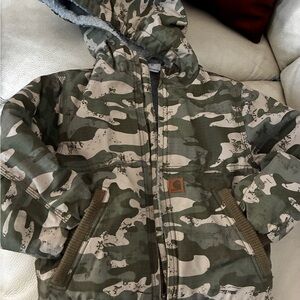 Carhartt Olive and Gray Jacket